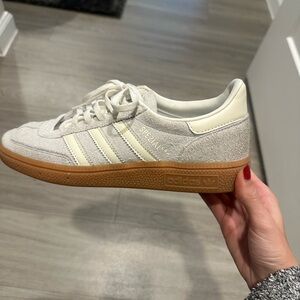Adidas Spezial Cream and Tan Sneakers